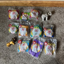 Disney Animal Kingdom 1998 McDonalds Happy Meal Toy Complete Set-partial sealed