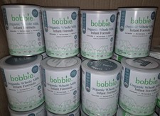   8 PACK 2027 Bobbie Organic Powder Baby Formula Iron 14.1oz Can FREE SHIPPING 