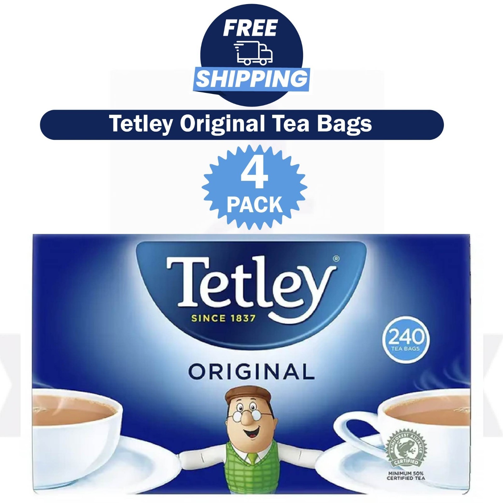 Bags Original Everyday Fresh Black Tea 240ct - Pack Of 4 (96