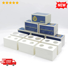 600PCS Coin Flips in 6 Sizes Cardboard Holders for Colletors 2x2