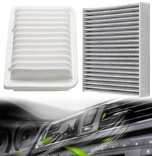 Engine And Cabin Air Filter Combo Set Compatible With Toyota Scion Pontiac Ve... Engine And Cabin Air Filter Combo Set Compatible With Toyota Scion Pontiac Ve...