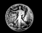 1917 S OBV. # 2 WALKING LIBERTY HALF DOLLAR