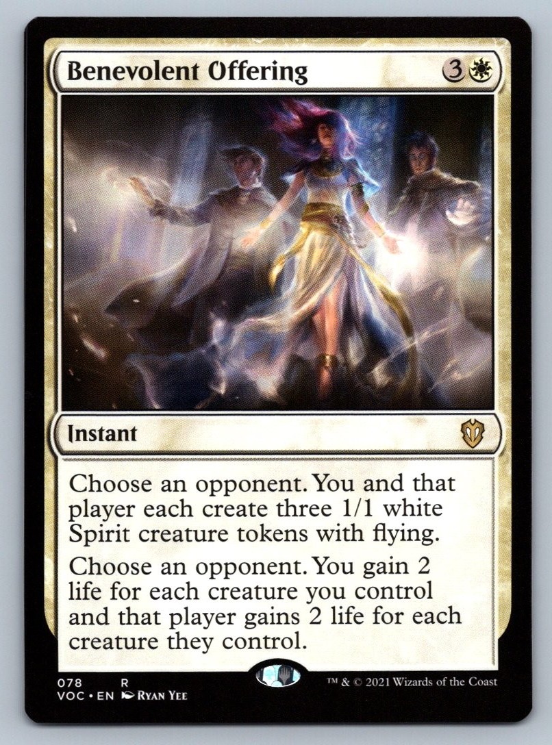 Benevolent Offering #78 Commander: Innistrad: Crimson Vow MTG - NM