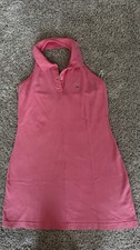 Vestido Tenis Halter Rosa Lacoste Talla 42 Como Nuevo, Diseñado en Francia
