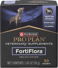 Purina Pro Plan FortiFlora Probiotic Supplements for Dogs 30-count Fresh Supply