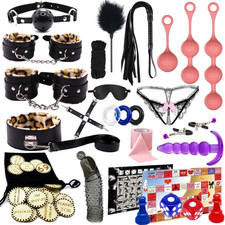 BDSM Bondage Restraints Sex Toys Kit Anal Beads Plug Sex Accessories for Couples