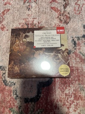 Cd-43. ZEMLINSKY Complete Orchestral Songs / James Conlon conducting New Sealed