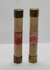 Lot of 2 - BUSSMANN SUPER-LAG RES 20 1POLE 20A 600V RENEWABLE FUSE MG4-1 