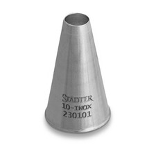 Städter Lochtülle 6mm Tülle Spritzbeutel Garniertülle Edelstahl Tüllenform