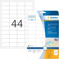 1-20X Herma Transparente Folien-Etiketten Special, 48,3 X 25,4 Mm Bis 27% Rabatt