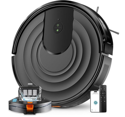 Robot Vacuum and Mop Combo, Robotic Vacuum Cleaner 5000Pa Strong Suction 130 Min