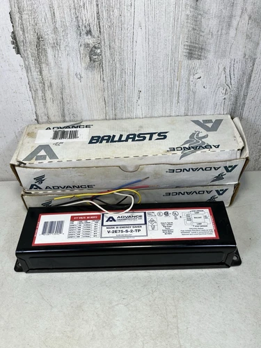 2x Advance Magnetic Ballast for 2 F96T12 Lamps 277V Instant Start V-2E75-S-TP