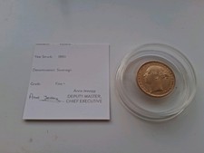 Royal Mint 1880 Victoria Full Gold Sovereign Coin