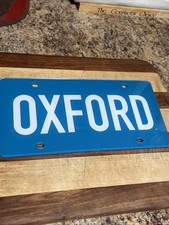 OXFORD MISSISSIPPI CAR TAG, Wincraft made In USA