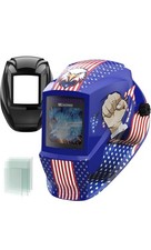 2 Pcs Large Viewing Screen 3.94”×3.82” Welding Helmet Auto Darkening, True Color