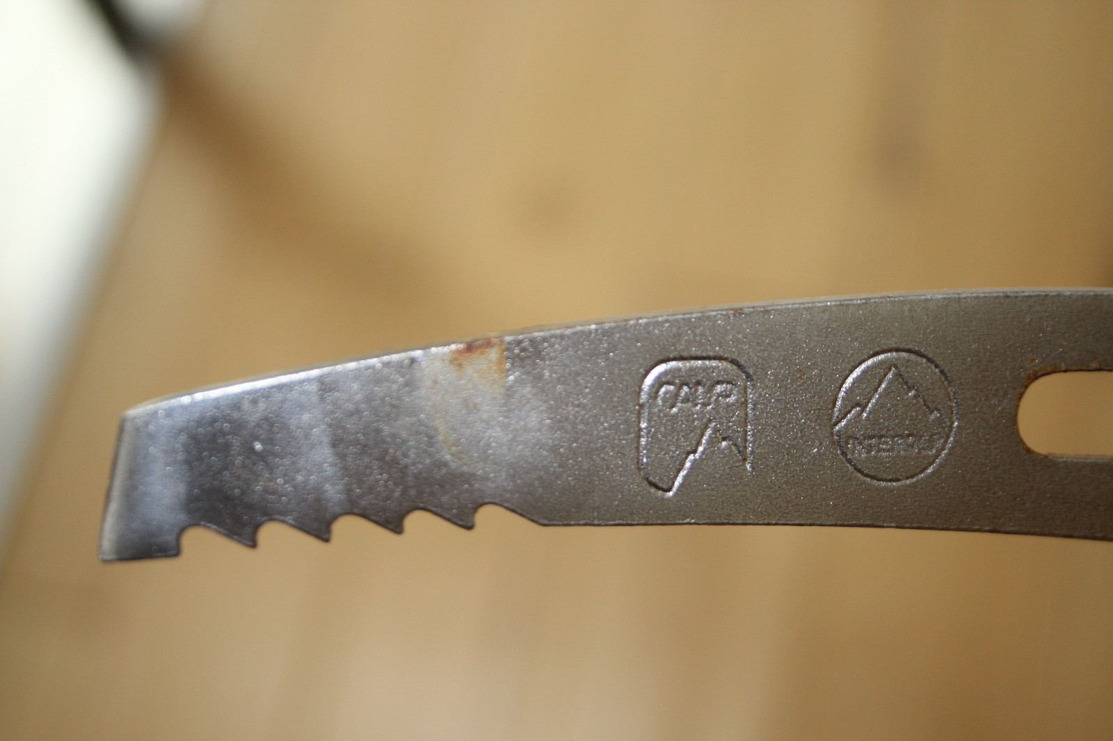 INTERALP CAMP VTG ICE CLIMBING AXE WOOD SHAFT PREMANA ITALY REI