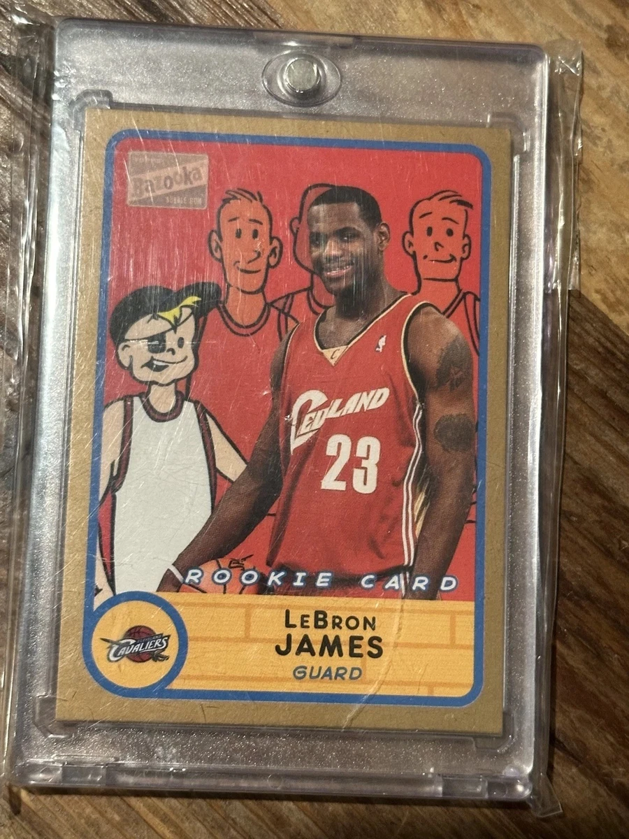 Bazooka LeBron James Basketball Sports Trading Card Singles for