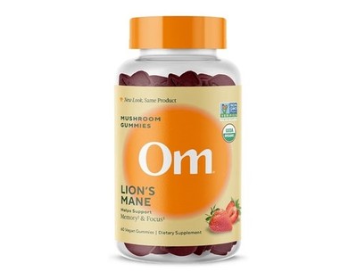 Lion'S Mane Mushroom Gummies Strawberry 60 GummiesBB2027