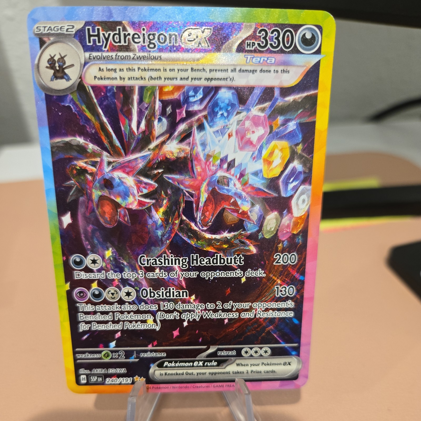 Hydreigon ex 240/191 Sv08: Surging Sparks Holo