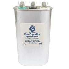 Appli Parts Dual Run Capacitor for ac 55+5 Mfd uF (microfarads) 370VAC CBB65 Ova
