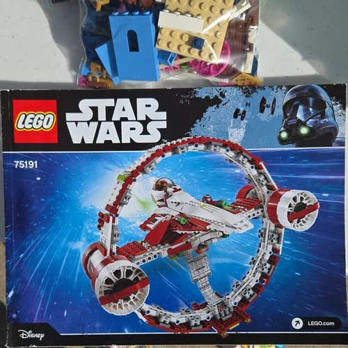 New ListingLEGO Star Wars Clone Wars 75191 Jedi Starfighter w/ Hyperdrive 825pc Retired