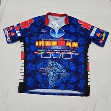 NWT Size LARGE Ironman Triathlon World Championships Kona Hawaii Cycling Jersey