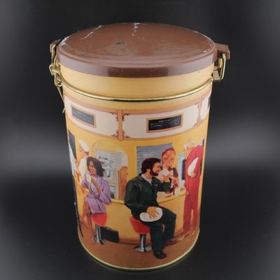 TIM HORTONS LE #001 First Edition GATHERING PLACE Coffee Tin / Canister