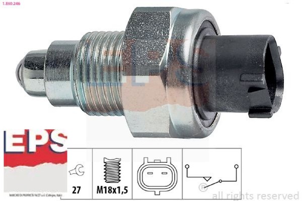 EPS 1.860.246 Schalter FüR RüCkfahrleuchte Schalter RüCkfahrleuchte-image