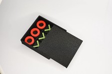 Tic-Tac-Toe Reisespiel - kompakt, robust & 3D-gedruckt