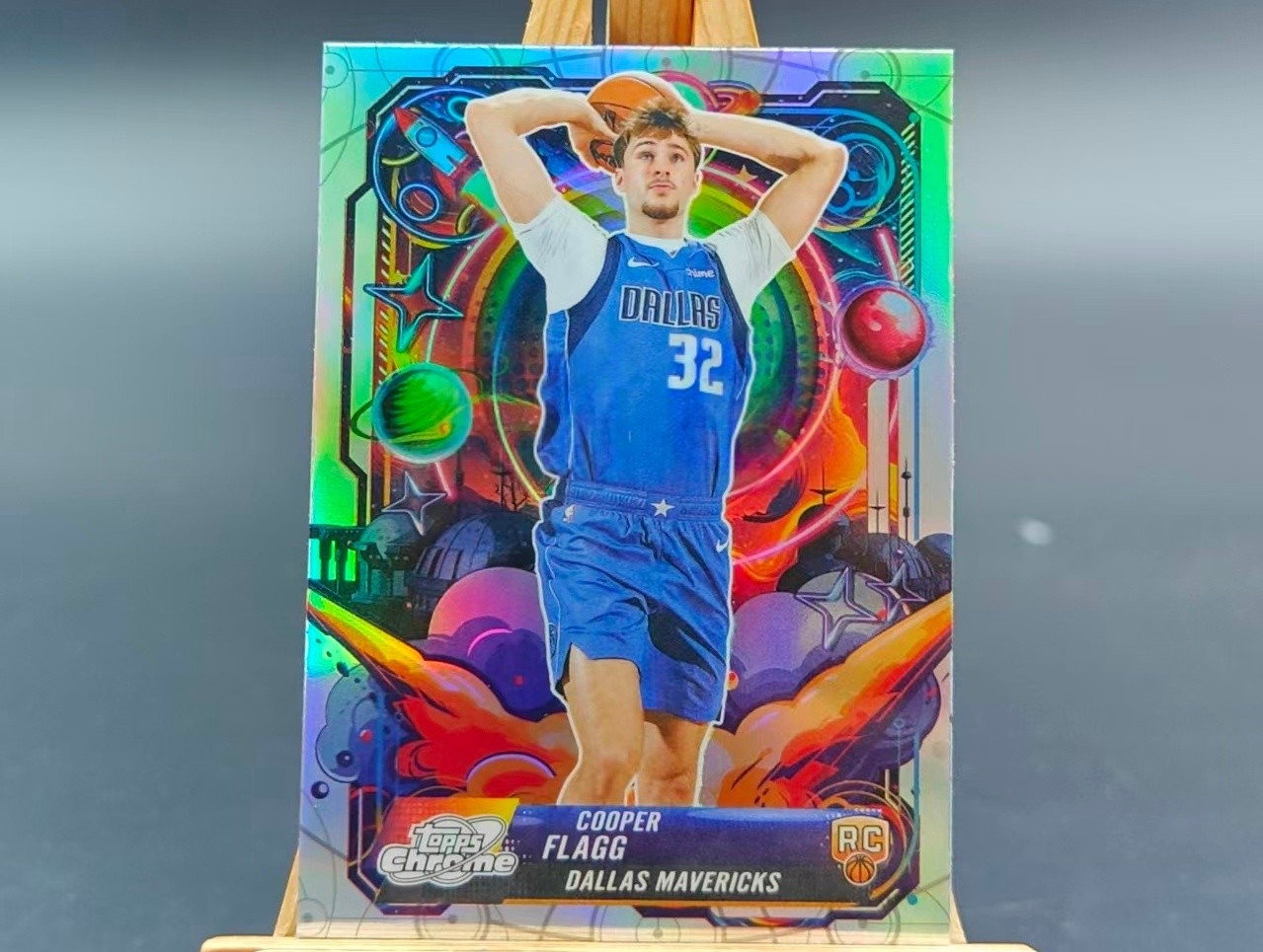 2025-26 Topps Cosmic Chrome Cooper Flagg RC Rookie Propulsion Refractor