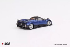 Mini car 1/64 Pagani Zonda F left-hand drive (Argentine blue) "Mini GT series" [