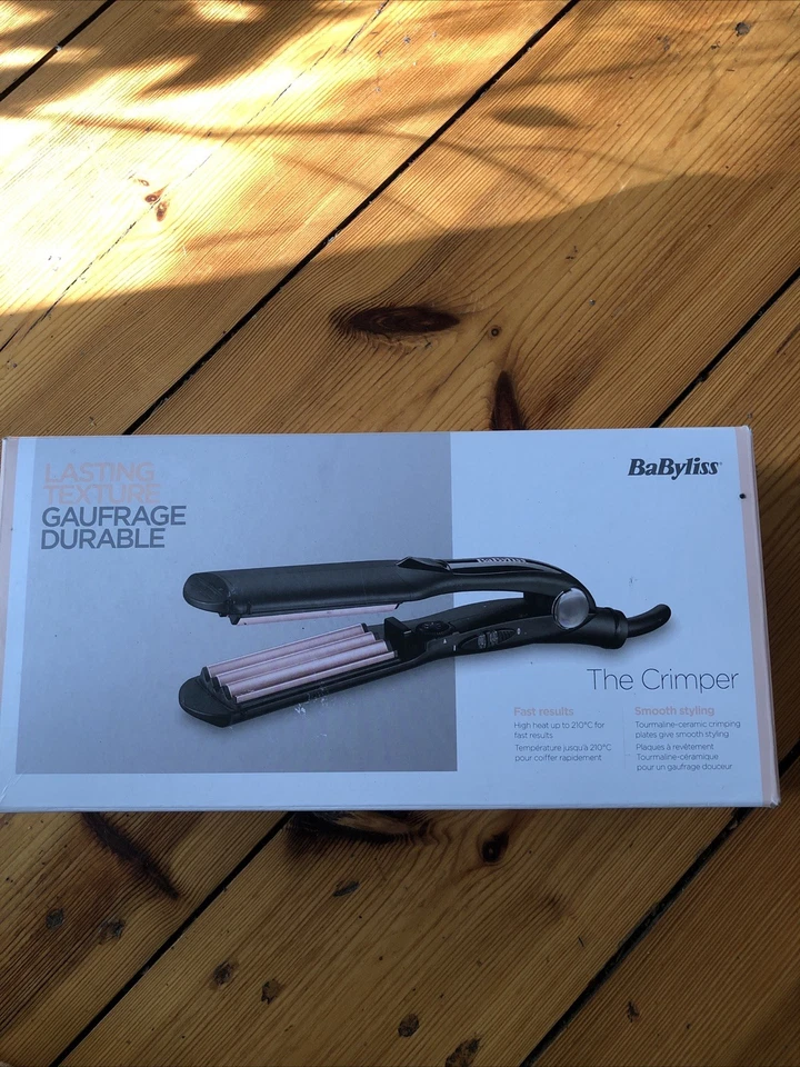 BaByliss The Crimper Kreppeisen mit 10 Temperaturstufen bis 210°C und Abschaltau