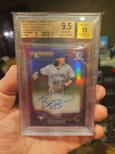 2016 Bowman Chrome Bo Bichette Auto Purple Refractor /250 - BGS 9.5 GEM MINT 