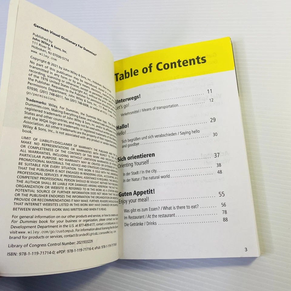 German Visual Dictionary For Dummies Travel Words in Pictures Learn Language - Image 4 of 4