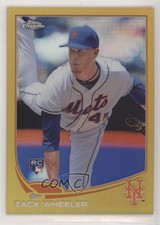 2013 Topps Chrome Update Gold Refractor 142/250 Zack Wheeler #MB-32 8u9