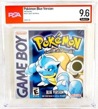 Sealed POKEMON BLUE VERSION Nintendo GameBoy 1998 Grade WATA PSA 9.6 A+ NEW MINT