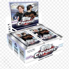 2023 Topps Chrome Baseball Jumbo Hobby Box Factory Sealed ~3 Autos~