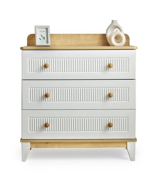 HolzmöBel Weiß Schlafzimmer Kommode Neu Kommodenschrank Einrichtung Neu-image