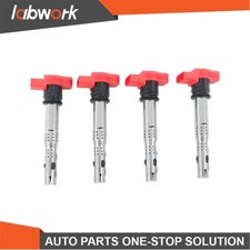 4x Zündspule 4-polig U5014 passend für Audi A4 A5 A6 A8 Q7 R8 S4 S5 FSI TFSI