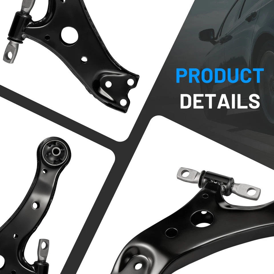 10pc Front Suspension Kit Lower Control Arm Tie Rod for 2004 -2006 Toyota Camry - Изображение 4 из 4