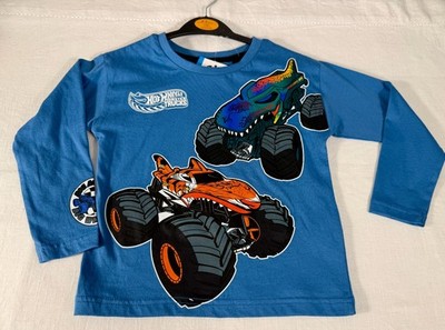 Mattel Hot Wheels Monster Trucks long-sleeved top. Boys 18 - 24 mths