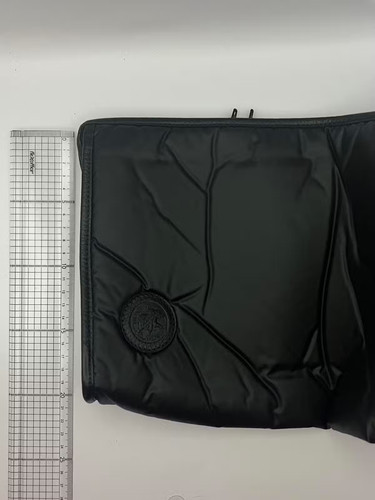 HUNTING WORLD Clutch Bag Nylon Black USED Y0419-20 - Picture 21 of 23