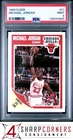 1989 FLEER #21 MICHAEL JORDAN BULLS HOF PSA 9