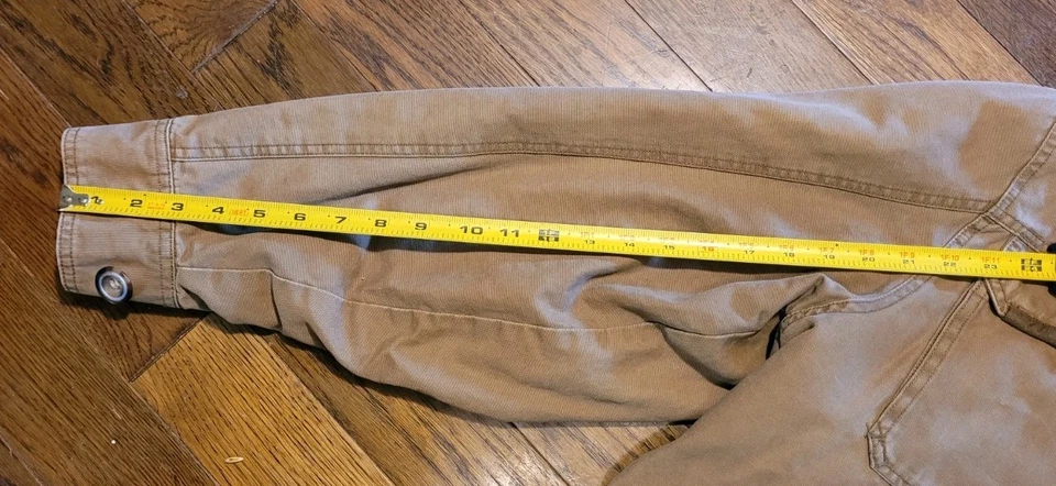 Cabelas Tan Hunting Jacket Lined Size Large Regular - Image 2 of 4