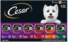 Cesar Wet Dog Food Classic Loaf in Sauce Grilled Chicken, 36 Count,