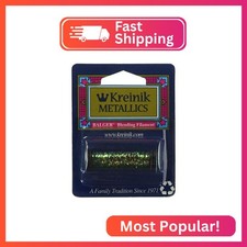 Kreinik BF-085 Blending Filament 50m Metallic Thread for Sewing, 55-Yard, Peacoc