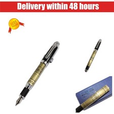 Montblanc Fountain Pen - Classic Smooth Writing, Brown Ink, Medium Nib