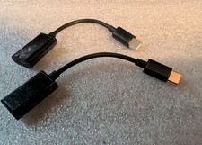 Lot Of 2 USB C to Lightning Audio Adapter, USB Type C Male to Lightning Female