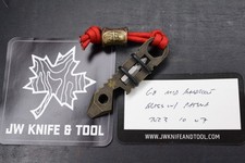 JW Knife & Tool G8 Mid Bandicoot Patina Brass Pry Opener w/ Hex Bit & Money Roll