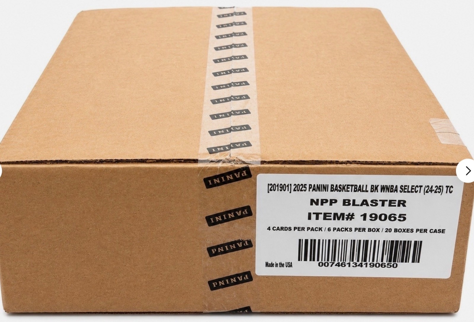 2025 Panini Select WNBA Basketball Blaster Box Factory Sealed Case New 20 Boxes